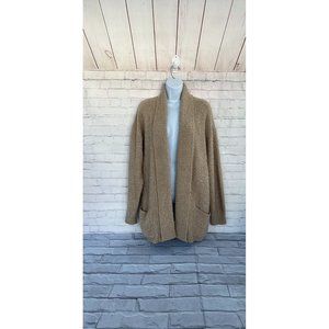 Vintage open Cardigan textured cozy size large